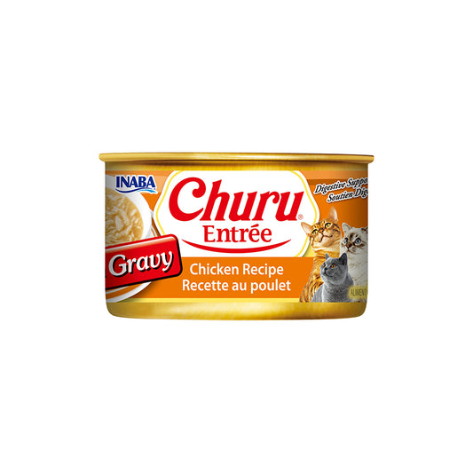 INABA Churu Entree in Gravy Chicken Wet Cat Food