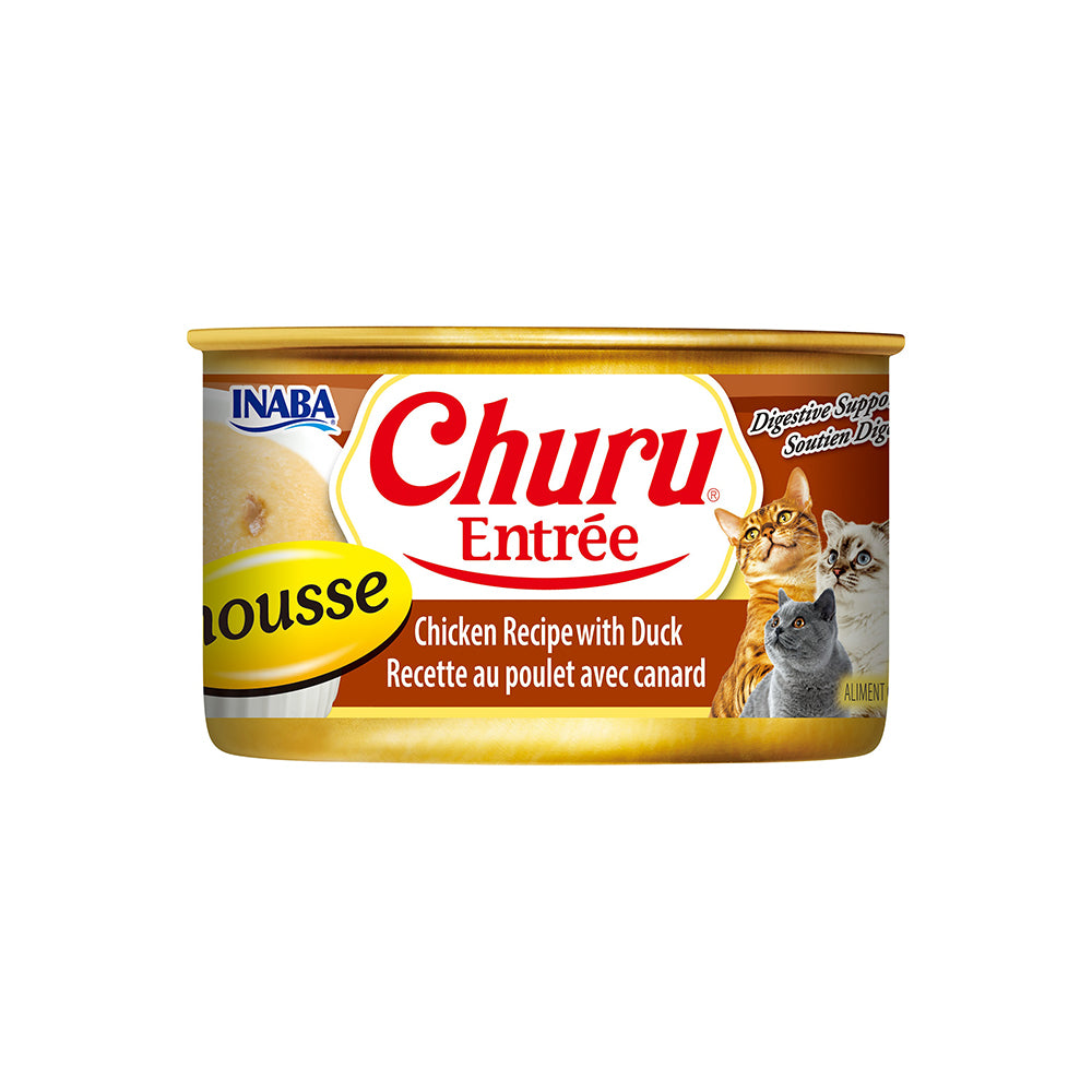 INABA Churu Entree Mousse Chicken Recipe with Duck Cat Canned Food 85g