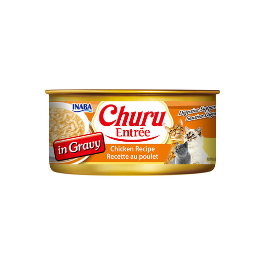 INABA Churu Entree In Gravy Chicken Recipe Cat Canned Food 156g