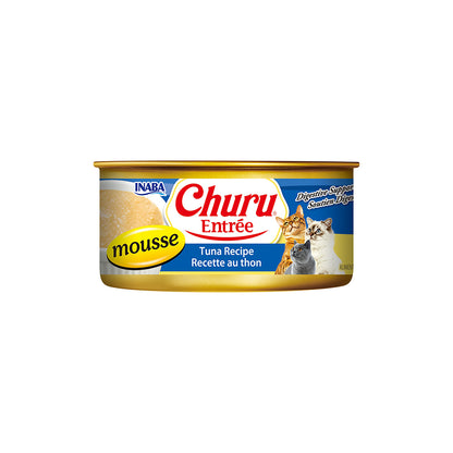 INABA Churu Entree Mousse Tuna Recipe Cat Canned Food 156g