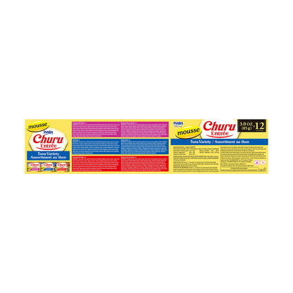INABA Churu Entree Mousse Tuna Variety Pack Cat Canned Food 85g x 12