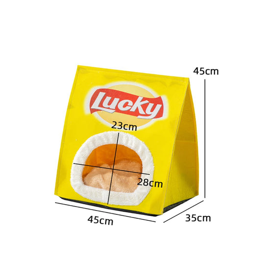 Potato Chip Pet Felt Nest - L