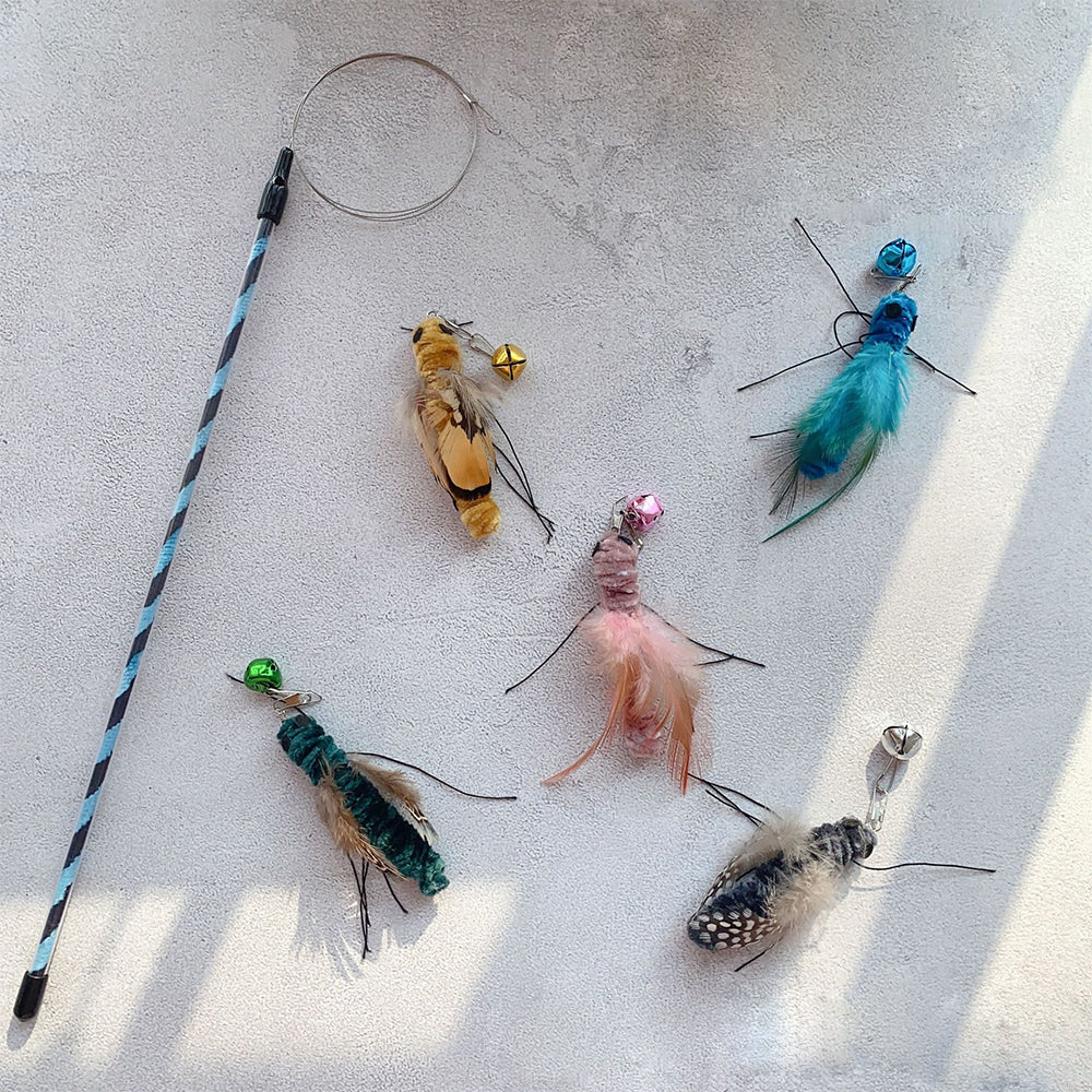 Insect Wire Cat Teaser Wand