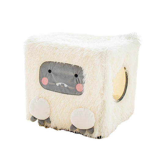 Square Detachable And Washable Plush Pet Nest