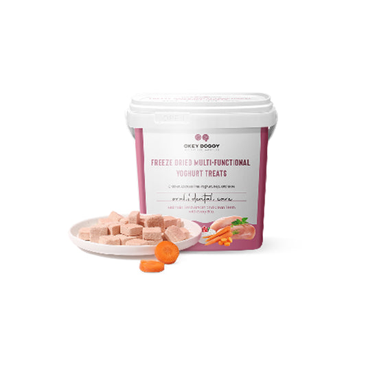 OKEY DOGGY Freeze Dried Oral & Dental Care Multifunctional Yoghurt Pet Treats 50g
