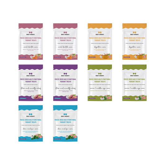 OKEY DOGGY Freeze Dried Of Multiple Favors 10pcs