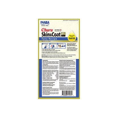 INABA Churu Skin & Coat Tuna 56g  (14g x 4) USA-671