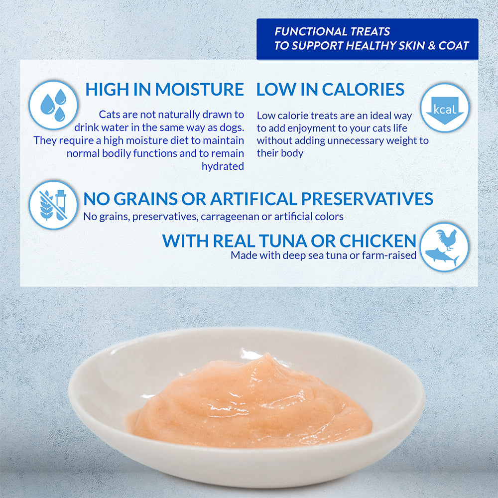 INABA Churu Skin & Coat Chicken 56g  (14g x 4) USA-672