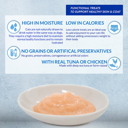 INABA Churu Skin & Coat Chicken 56g  (14g x 4) USA-672