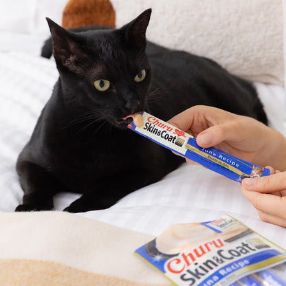 INABA Churu Skin & Coat Chicken With Scallop 56g (14g x 4) USA-674