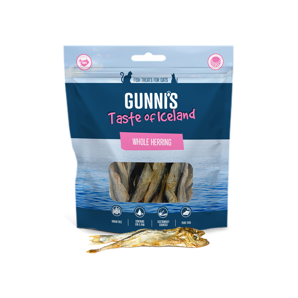 GUNNI'S Whole Herring Cat Treats 42.5g