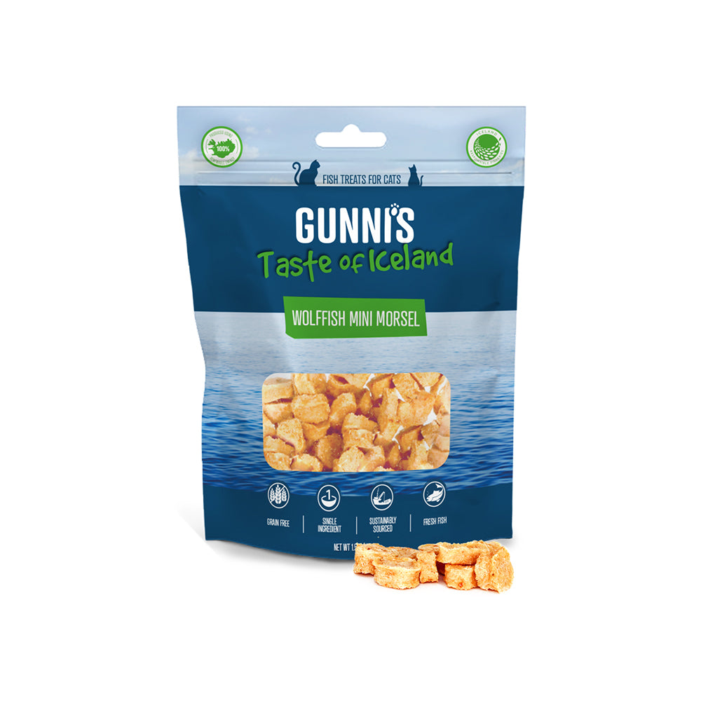 GUNNI'S Wolffish Mini Morsels Cat Treats 42.5g