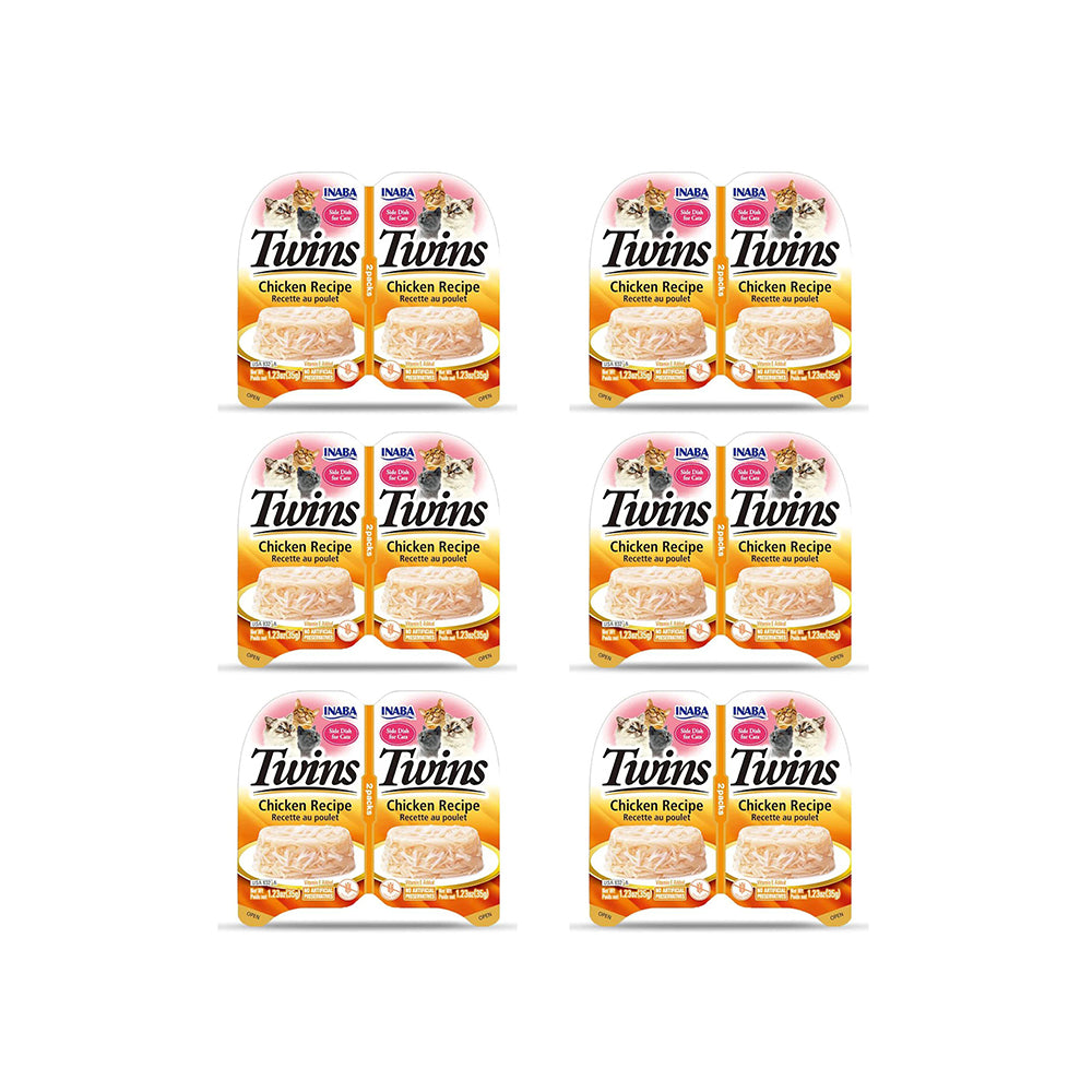 INABA Twin Cups Chicken Recipe Jelly Cat Treats 2x35g