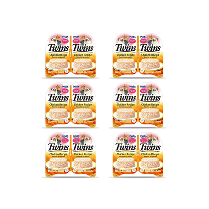 INABA Twin Cups Chicken Recipe Jelly Cat Treats 2x35g