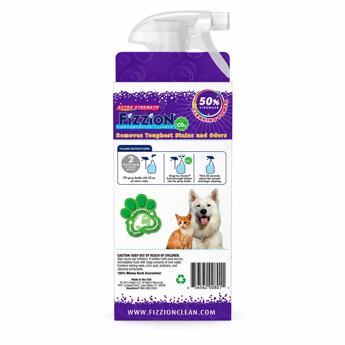 Fizzion Extra Strength Pet Stain and Odor Eliminator