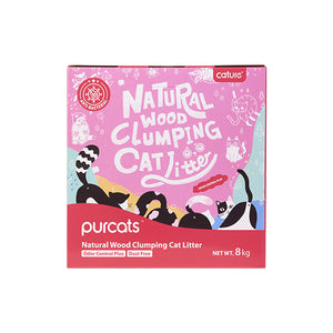 CATURE Odour Control Plus Wood Clumping Cat Litter 8kg