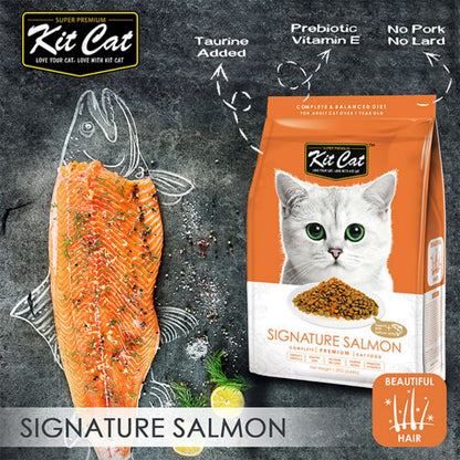 KIT CAT Classic Cuisine Signature Salmon Cat Food 1.2kg