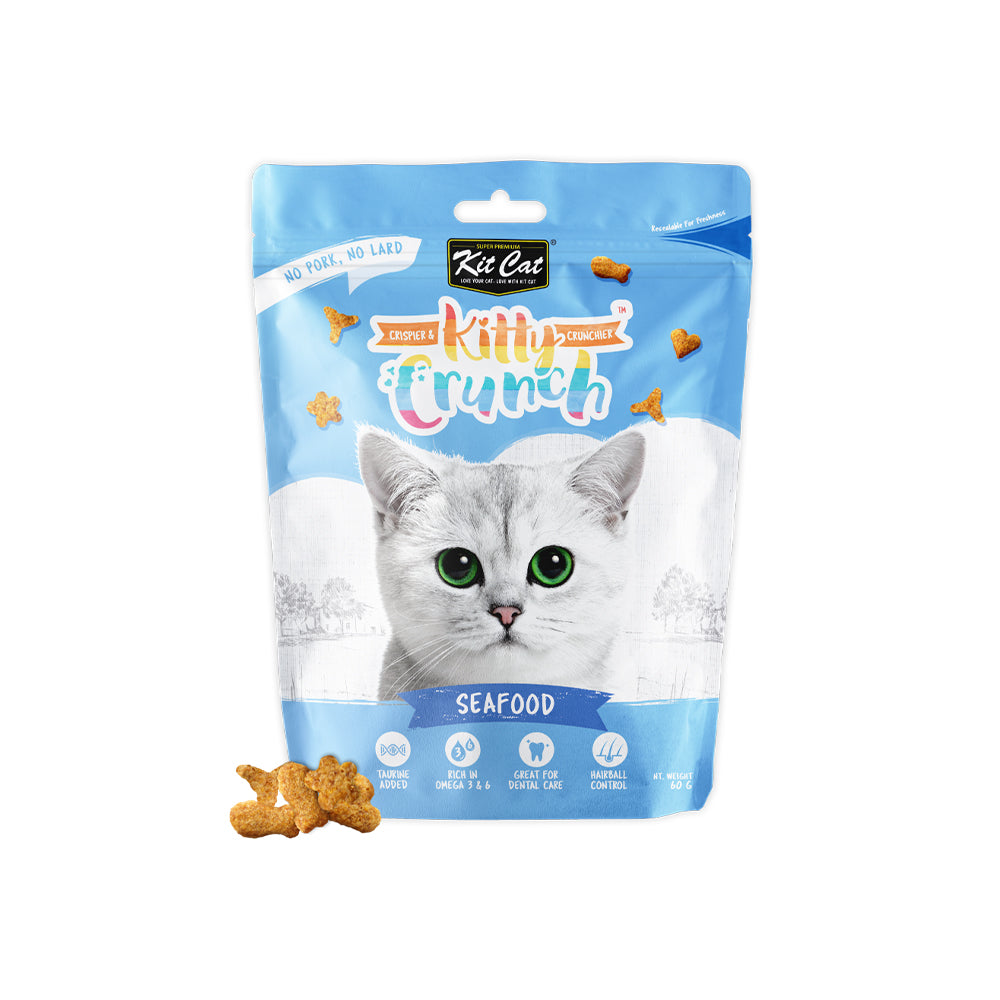KIT CAT Kitty Crunch Seafood Cat Treats 60g