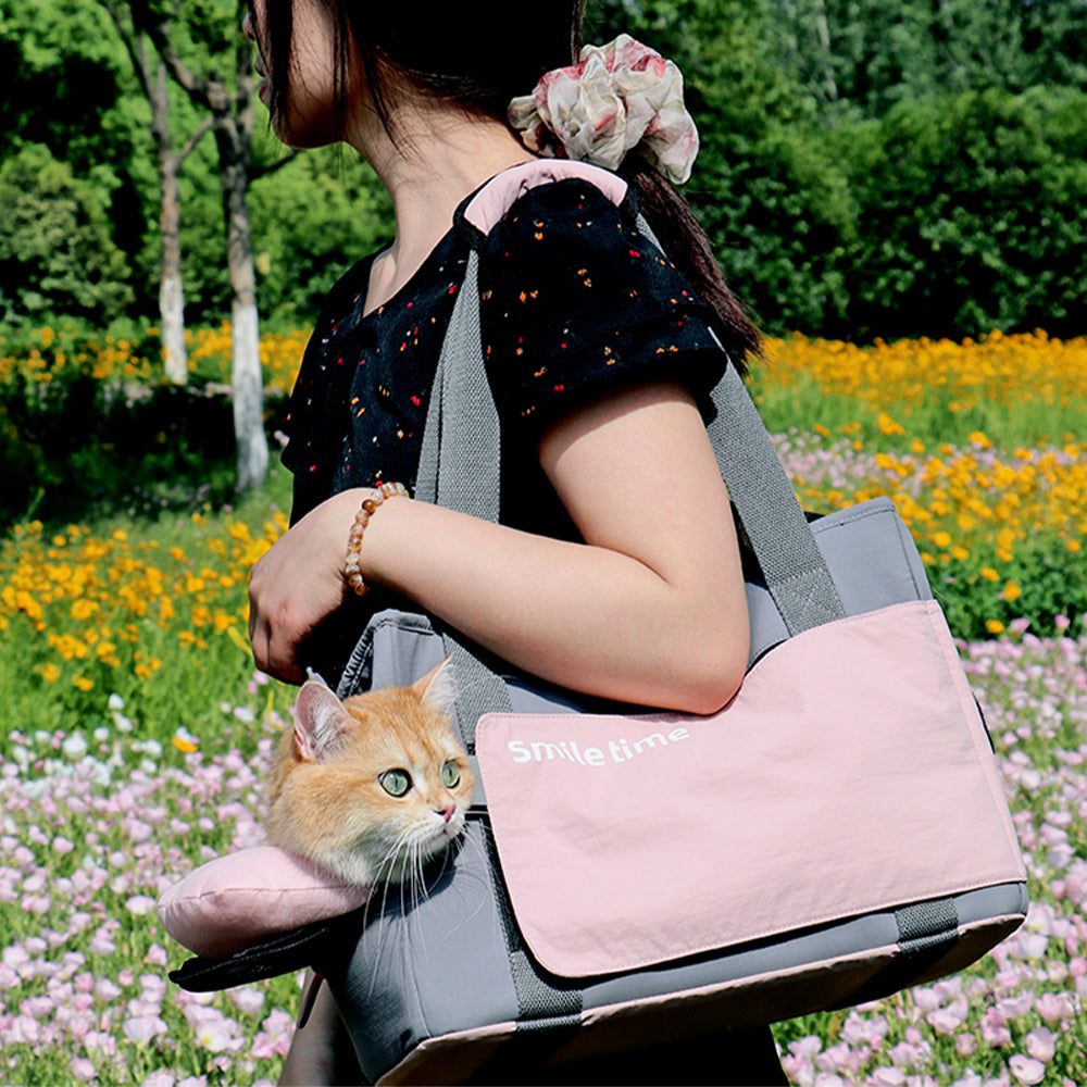 SMILE TIME Ergonomic Head-Out Pet Carrier 40x25x17.5cm