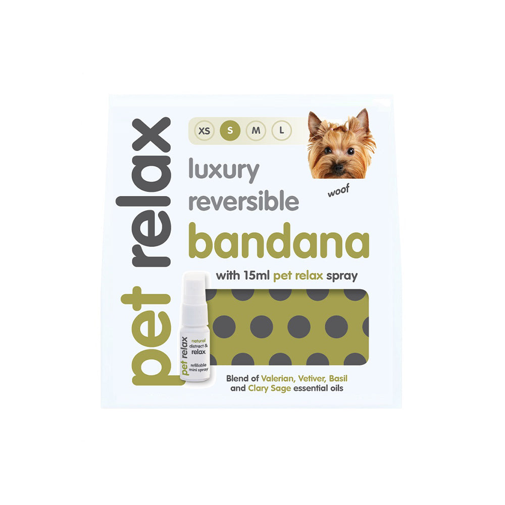PET RELAX Luxury Bandana Kit For Dogs