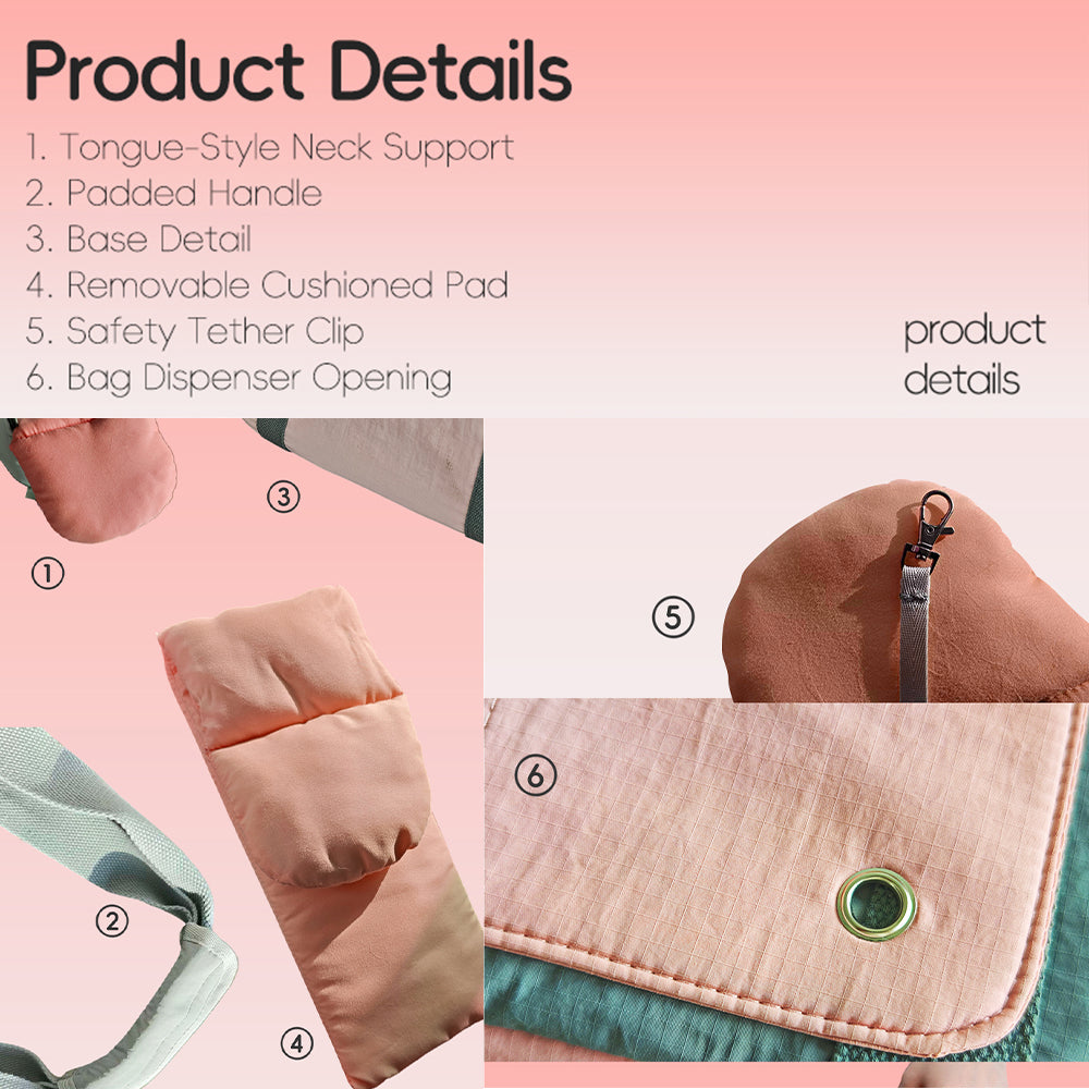 SMILE TIME Ergonomic Head-Out Pet Carrier 40x25x17.5cm