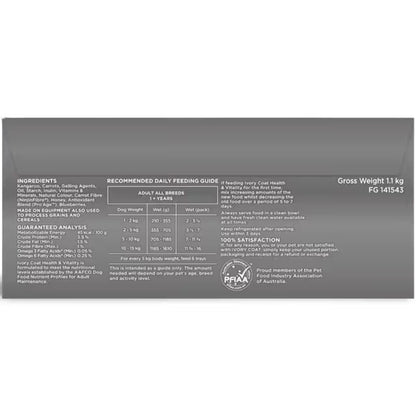 IVORY COAT Inspired By Raw Health & Vitality Wet Dog Food 100g x 9