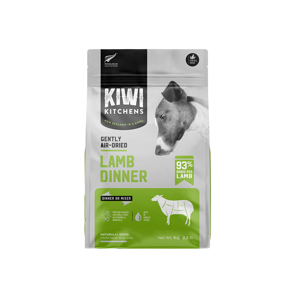 KIWI KITCHENS Lamb Dinner Air Dried Dog Food 1kg