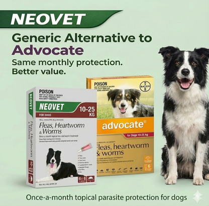NEOVET Flea And Worming For Large Dogs 10-25kg Red