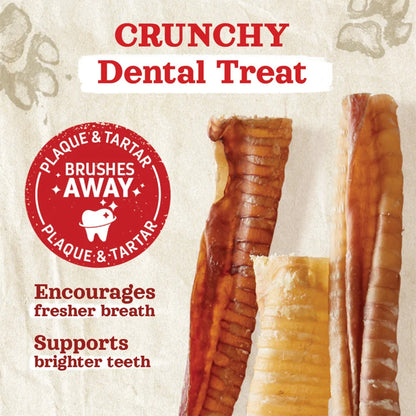 NATURAL FARM Beef Trachea Chews 3"/12 Count Dog Treats — product