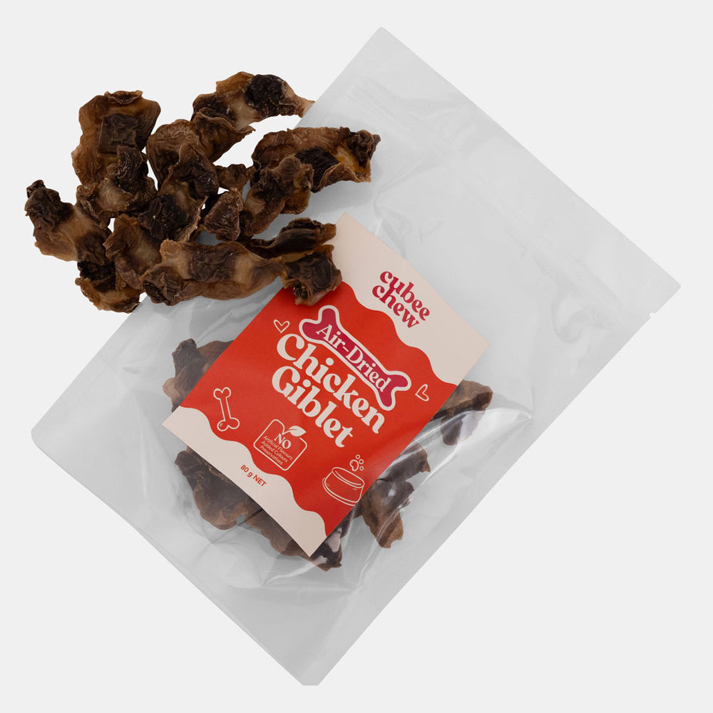 Cubee Chew Air-Dried Chicken Giblets Dog Treats 80g — view 2