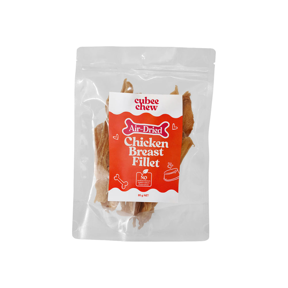 Cubee Chew Air-Dried Chicken Breast Fillet Dog Treats 80g — view 2