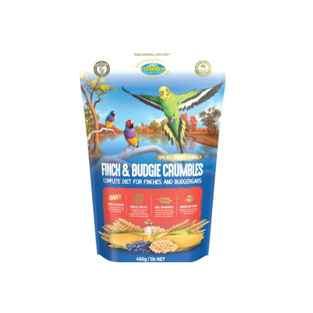 VETAFARM Finch and Budgie Crumbles Bird Food