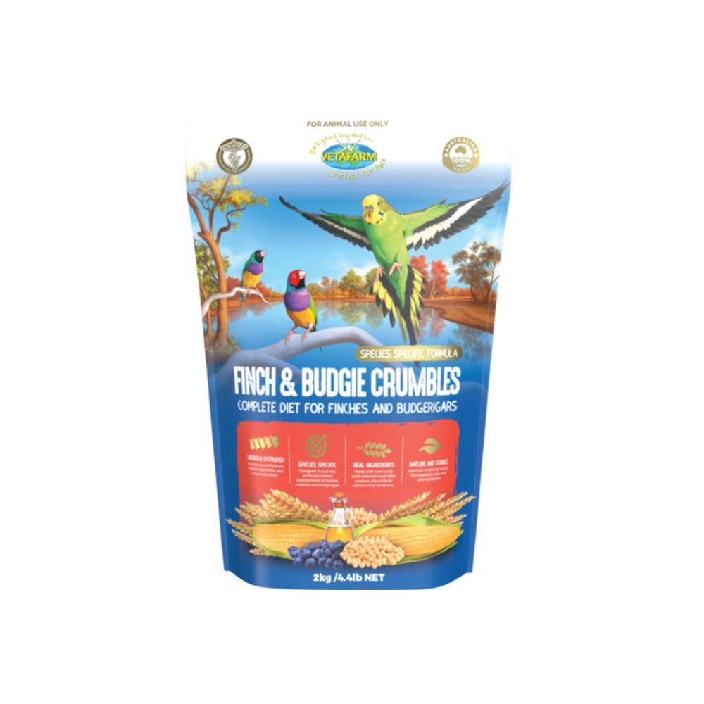 VETAFARM Finch and Budgie Crumbles Bird Food