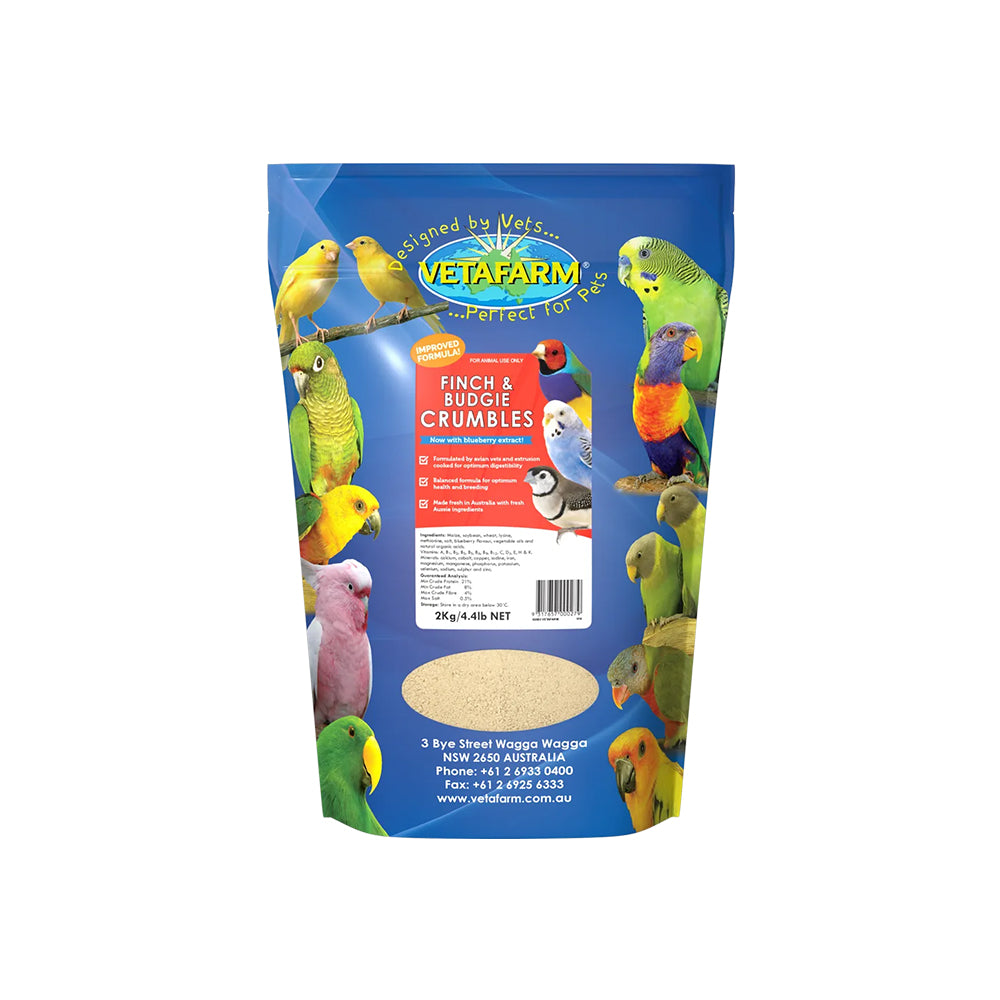 VETAFARM Finch and Budgie Crumbles Bird Food