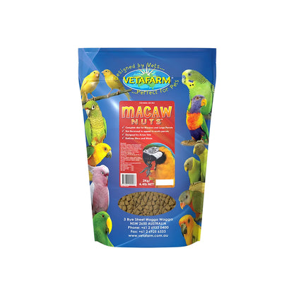 VETAFARM Macaw Nuts Bird Food 2kg