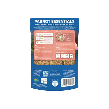 VETAFARM Parrot Essential Bird Food Pellets 2kg
