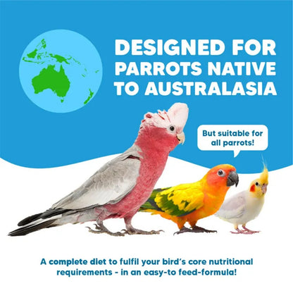 VETAFARM Parrot Essential Bird Food Pellets 2kg