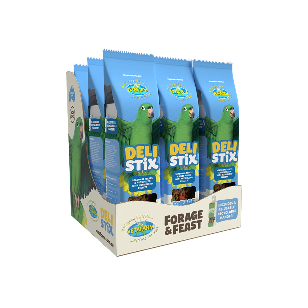 VETAFARM Deli Stix Forage and Feast Bird Treats 100g