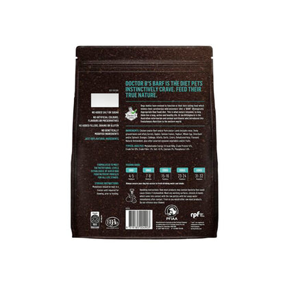 Doctor B's BARF Medallions Combo Recipe Frozen Raw Dog Food 20 x 50g