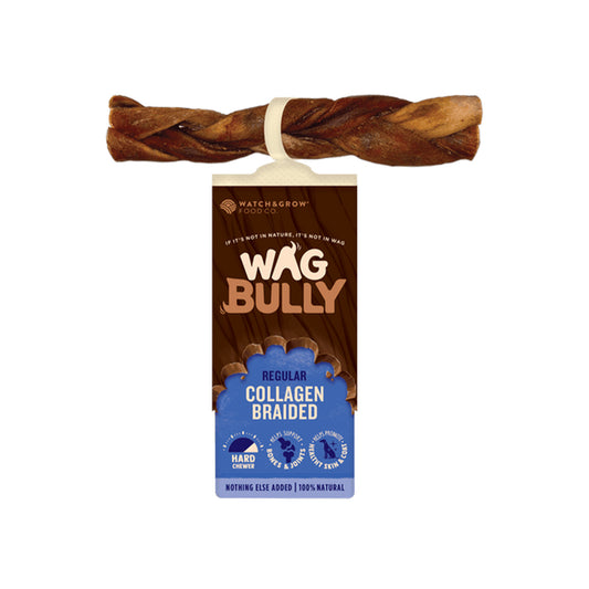 WAG Collagen Stick Braided Regular Dog Treats 1Pc