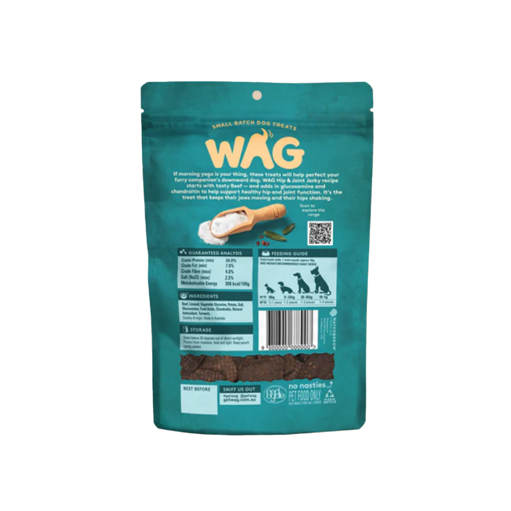 WAG Beef Jerky Hip & Joint Dog Treats 10Pc