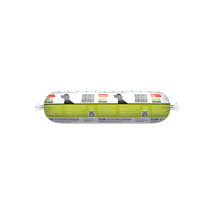 PRIME100 Beef & Vegetables Cooked Roll Dog Food