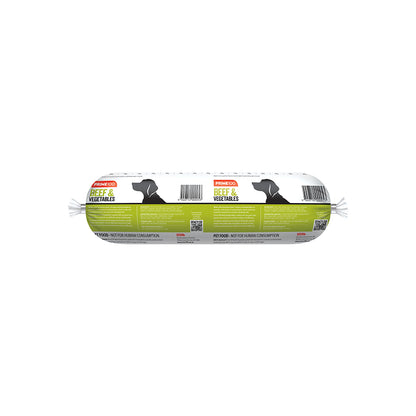 PRIME100 Beef & Vegetables Cooked Roll Dog Food