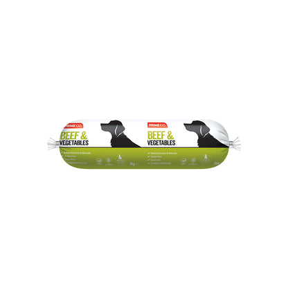 PRIME100 Beef & Vegetables Cooked Roll Dog Food