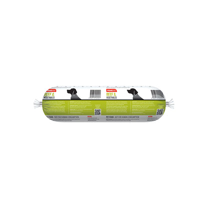 PRIME100 Beef & Vegetables Cooked Roll Dog Food