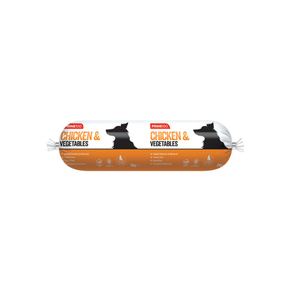 PRIME100 Chicken & Vegetables Cooked Roll Dog Food