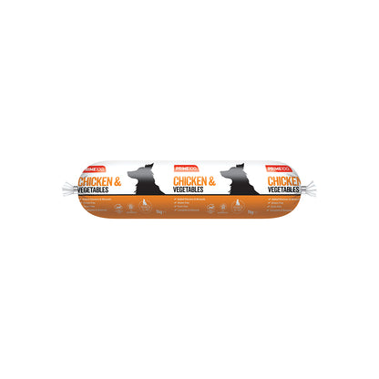 PRIME100 Chicken & Vegetables Cooked Roll Dog Food