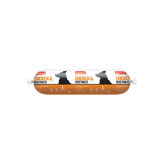 PRIME100 Chicken & Vegetables Cooked Roll Dog Food