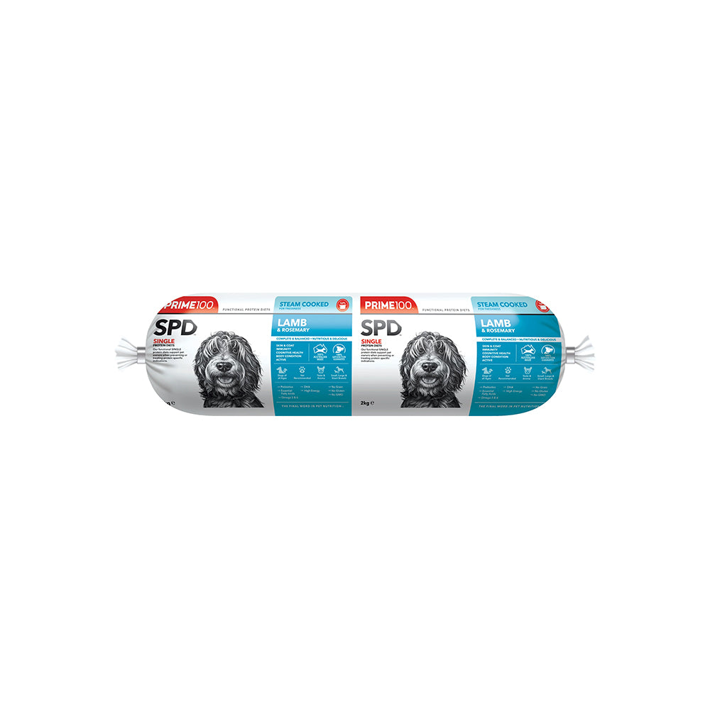 PRIME100 SPD Lamb & Rosemary Fresh Roll Dog Food 2kg
