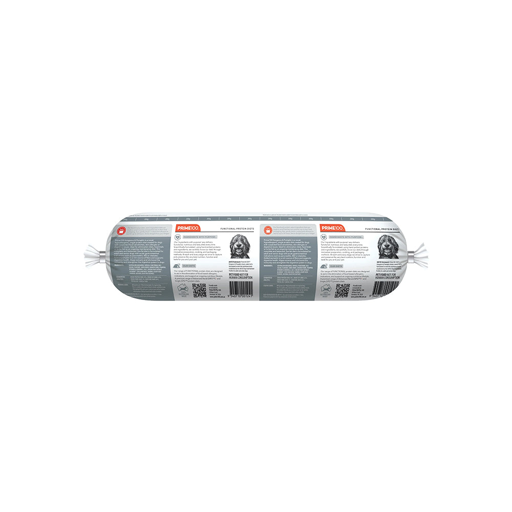 PRIME100 SPD Kangaroo & Pumpkin Fresh Roll Dog Food